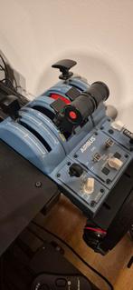 Thrustmaster TCA Throttle Quadrant Airbus met modificaties, Computers en Software, Joysticks, Ophalen of Verzenden, Gebruikt