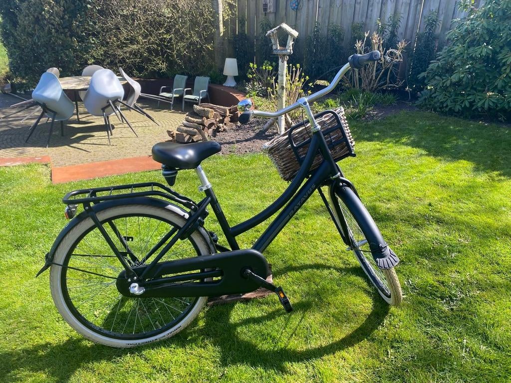 Batavus kinderfiets | zwart, Fietsen en Brommers, Terugtraprem, Gebruikt, Ophalen of Verzenden, Minder dan 16 inch