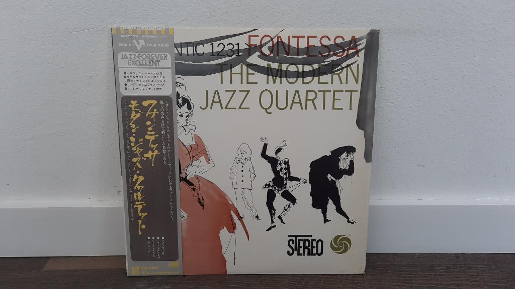 The Modern Jazz Quartet – Fontessa LP Plaat, Jazz, Japan, Cd's en Dvd's, Vinyl | Jazz en Blues, 1960 tot 1980, Gebruikt, Ophalen of Verzenden