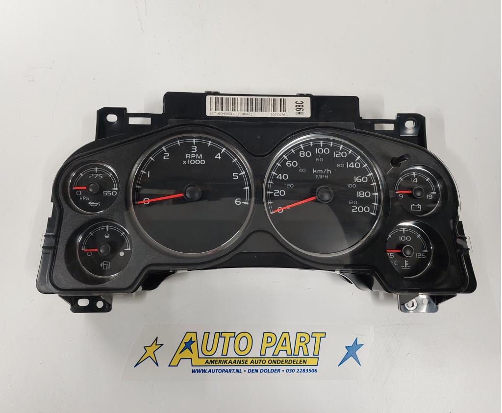 Chevrolet Avalanche Dashboard klok 2009-2013, Gebruikt, Info@gm.com, Chevrolet, Ophalen of Verzenden