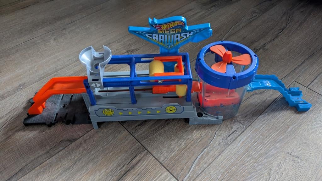 Hot Wheels City - Mega Carwash speelset, Ophalen of Verzenden, Handmatig, Hot Wheels