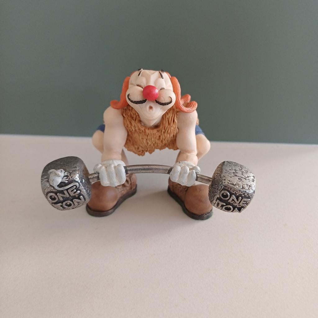 Poppoff clown Muscles, Verzamelen, Beelden en Beeldjes, Ophalen of Verzenden, Gebruikt, Overige typen