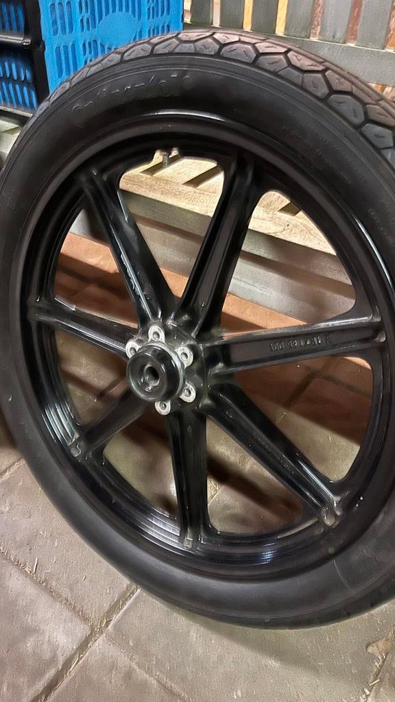 Yamaha xs650 wielen zwart gecoat, Ophalen, Gereviseerd