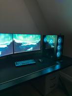 Snelle RGB Game PC | Intel i7 | 16GB RAM | Windows 11 Pro, Ophalen, Zo goed als nieuw, Gaming, HDD