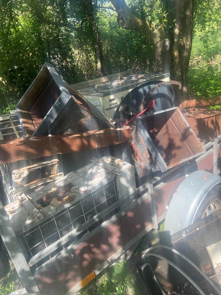 Oude apparaten en schroot voor recycling, Ophalen, Niet werkend
