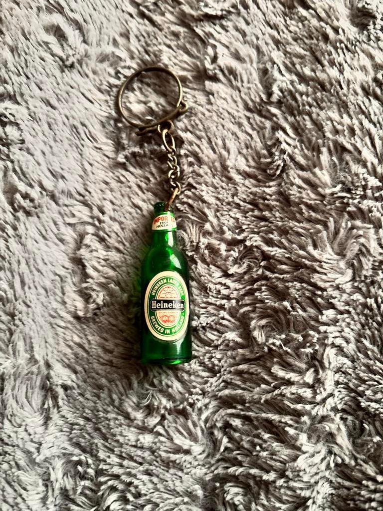 Heineken flesje sleutelhanger, Ophalen of Verzenden, Gebruikt, Overige typen, Heineken