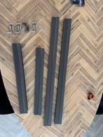 4st plissègordijn Gratis af te halen, Ophalen, Zo goed als nieuw, Grijs, Minder dan 100 cm