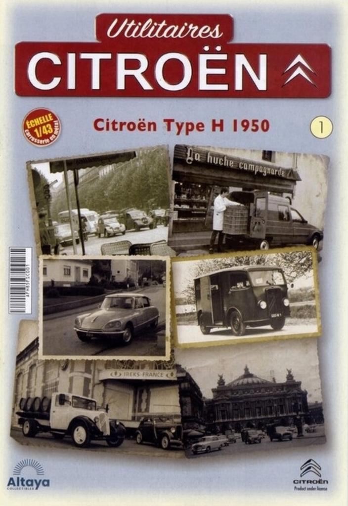 Citroen Type HY 1950 Gervais 1/43 Utilitaires Citroen # 1, Verzenden, Nieuw, Bus of Vrachtwagen, Overige merken
