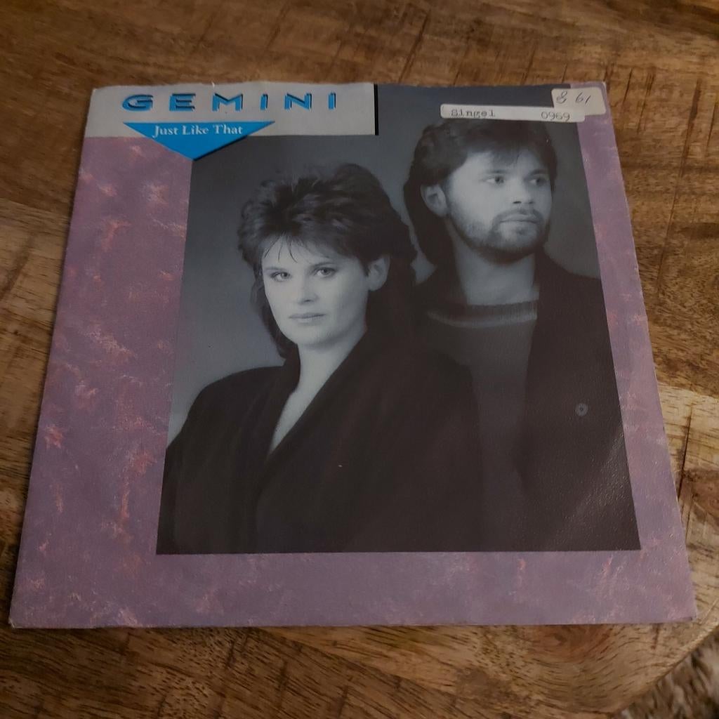 Gemini  / just like that, Ophalen of Verzenden, Zo goed als nieuw, Pop
