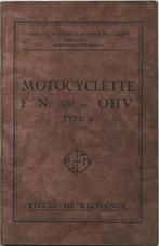 FN 500 cc ohv type 86 pieces onderdelenboek, Ophalen of Verzenden, Overige merken