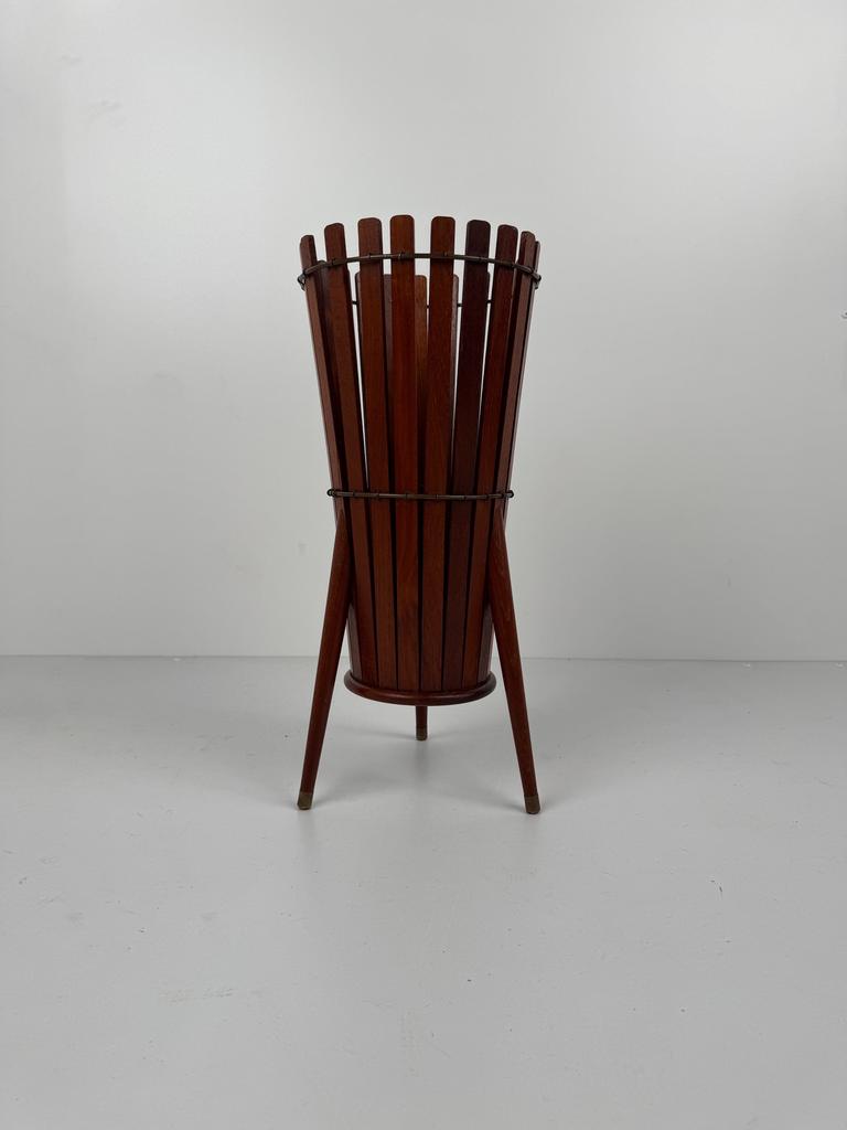 Danish Teak Umbrella Stand / Planter, Ophalen, Z, Z, Z