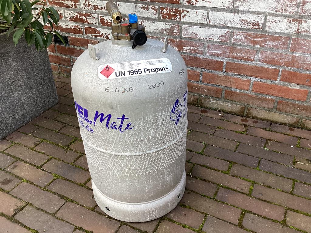 Aluminium lpg gasfles, Ophalen, Zo goed als nieuw