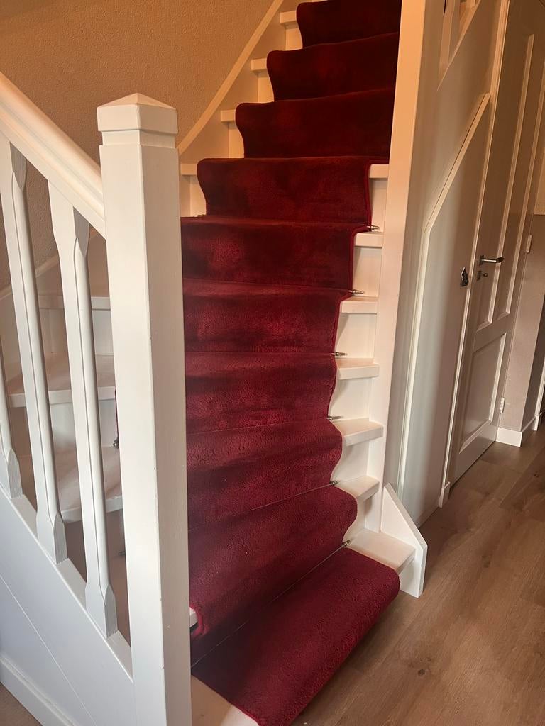 Traploper met roedes - Klassiek rood, Ophalen, Gebruikt, 200 cm of meer, 50 tot 100 cm