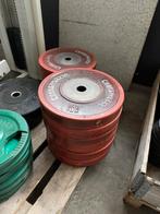 Crossmaxx Bumper Plates 25 kg - Set van 6 (150 kg), Halterschijven, Benen, Gebruikt, -