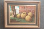 Kunst schilderij van Herman C.J.Bulder appels 1976, Antiek en Kunst, Ophalen of Verzenden