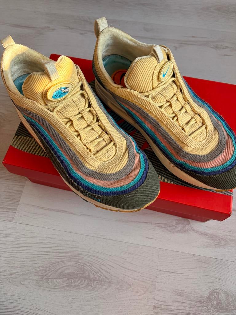 Nike Air Max 1/97 Sean Wotherspoon - EU 44 / US 10, Ophalen of Verzenden, Zo goed als nieuw, Overige kleuren, Sneakers of Gympen