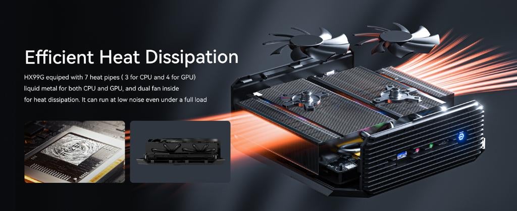 Minisforum Neptune HX99G Ryzen9 6900HX & RX6600M , 32/1TB, Minisforum, Nl@minisforum.com, Gebruikt, 32 GB