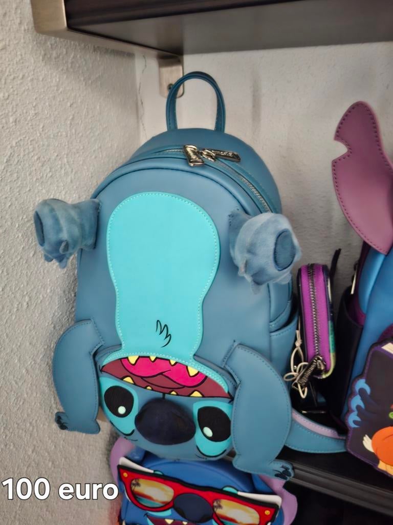 Disney loungefly stitch onderste boven, Verzamelen, Disney, Ophalen, Overige figuren, Gebruikt, Beeldje of Figuurtje
