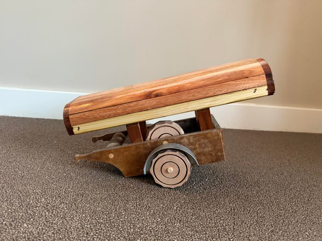 Nieuwe handgemaakte woonwagen/slijpwagen, Antiek en Kunst, Ophalen of Verzenden