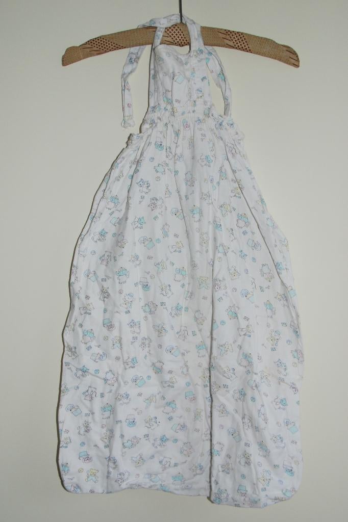 Lief vintage pyjama jasje met trappelzak / bakerzak dieren, Verzenden, Gebruikt, Minder dan 70 cm, Bakerzak of Bakerdoek
