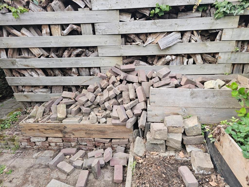 Bakstenen gratis, Tuin en Terras, Ophalen, Beton, Klinkers