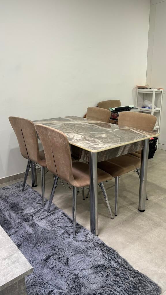 Tafel met stoelen, Huis en Inrichting, Tafels | Eettafels, Ophalen of Verzenden