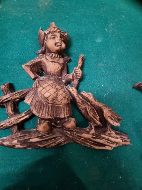 Muurhanger jongen en meisje op klompen, Ophalen of Verzenden, 'T Olde Gre-j, Info@toldegrej.nl, Endepoelstraat 20f Didam