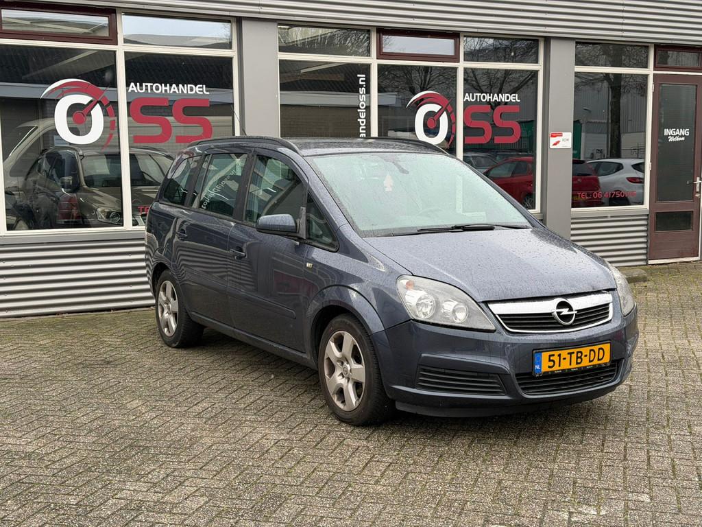 Opel Zafira 1.8 7 per. AIRCO TREKHAAK HANDEL EXPORT LOOP OF, Auto's, Gebruikt, 4 cilinders, Origineel Nederlands, Navigatiesysteem
