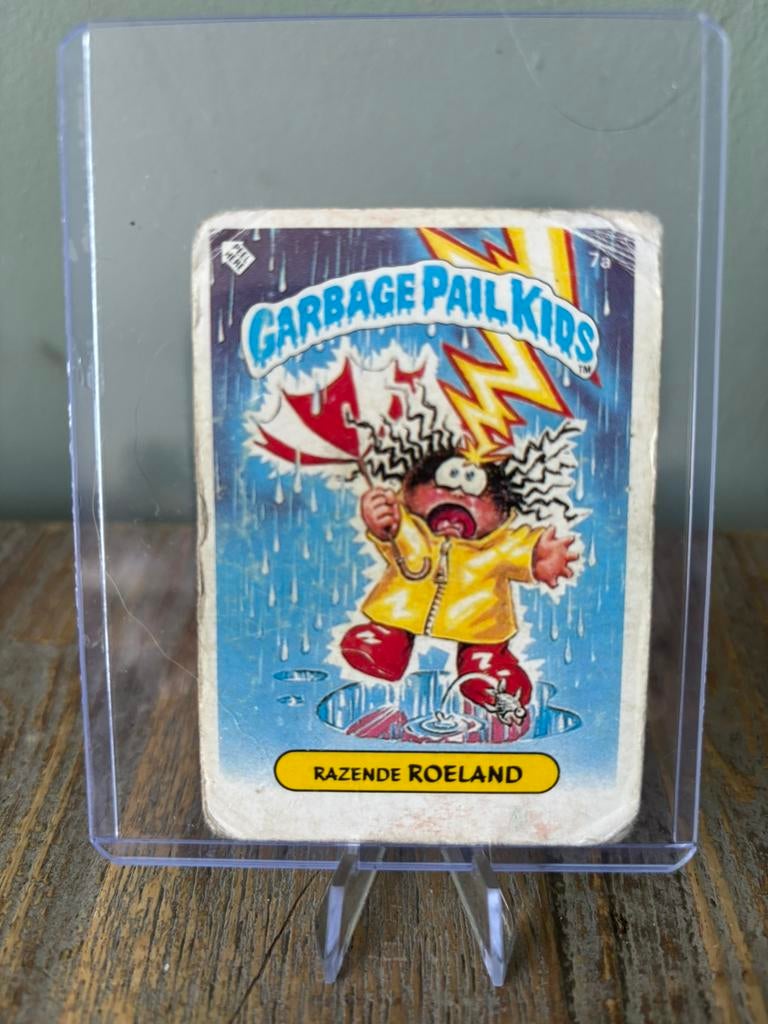 Razende Roeland 7a Garbage Pail Kids, Ophalen of Verzenden, Gebruikt, Plaatje