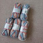 5 nieuwe bollen Lucie brei/haakgaren, Ophalen of Verzenden, Nieuw, Breien of Haken, Wol of Garen