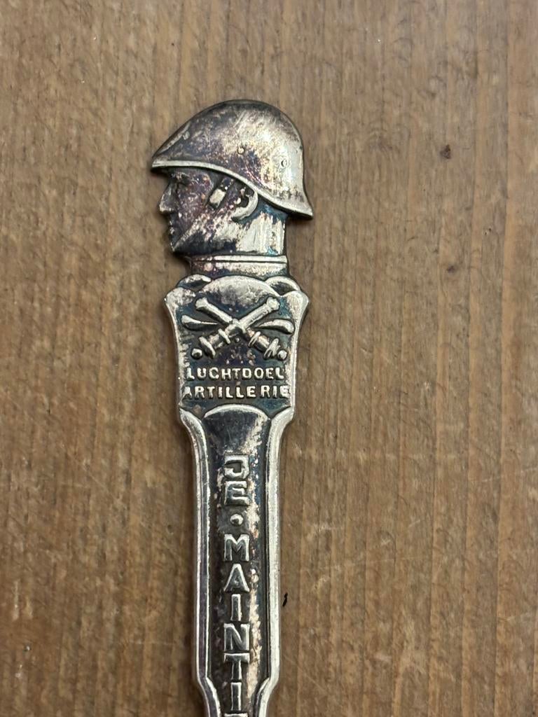 Lepeltje Luchtdoel Artillerie Mobilisatie 1939 serie GERO, Verzamelen, Militaria | Tweede Wereldoorlog, Overige soorten, Embleem of Badge