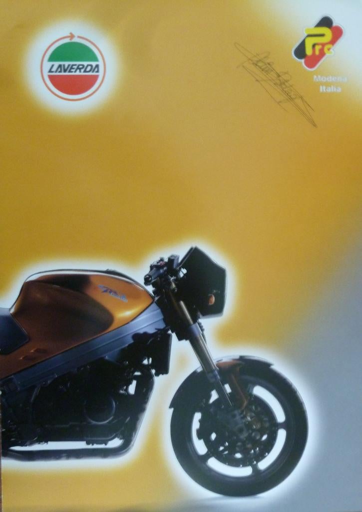Folder LAVERDA T8 1998, Motoren, Handleidingen en Instructieboekjes, Ophalen of Verzenden, Overige merken