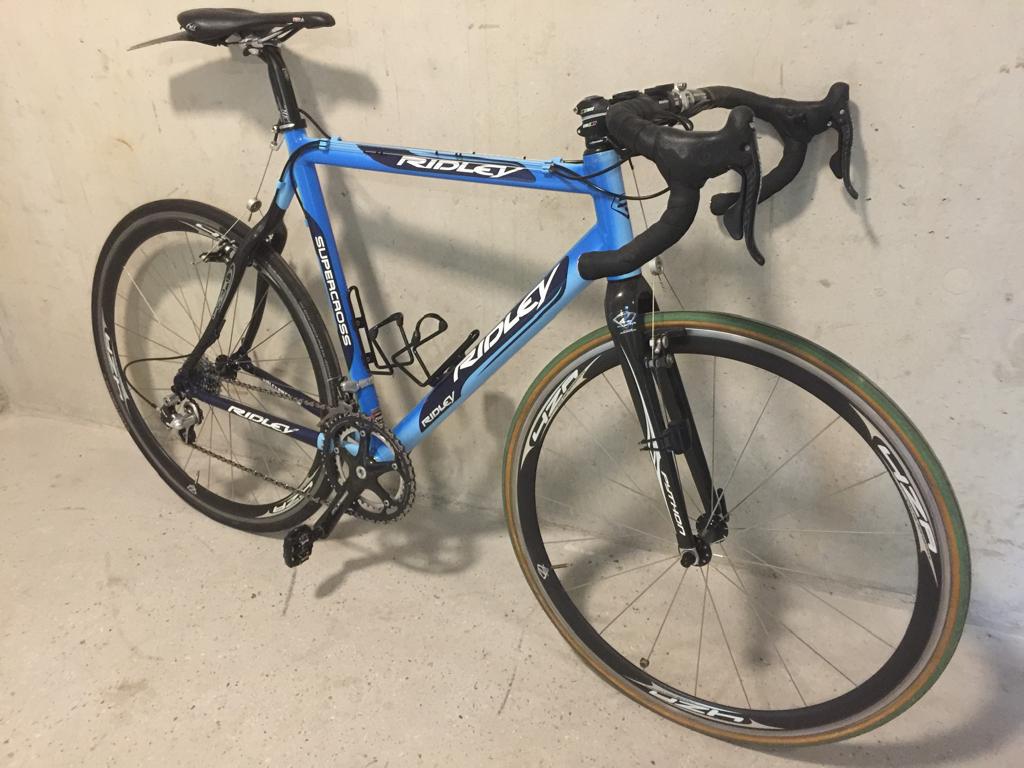 Ridley Supercross (maat 56), Carbon, Zo goed als nieuw, Meer dan 20 versnellingen, 53 tot 57 cm