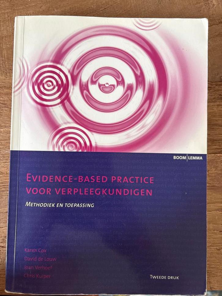 Evidence-Based Practice voor Verpleegkundigen, Boeken, Studieboeken en Cursussen, Zo goed als nieuw, HBO, Gamma, Ophalen of Verzenden