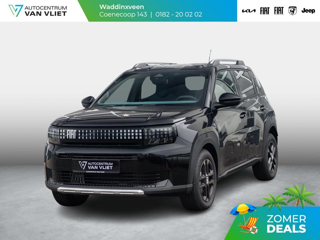 Fiat Grande Panda 1.2 Hybrid ICON | Automaat | Pack Style |, Auto's, 12 maanden, Stof, 600 kg, Zwart