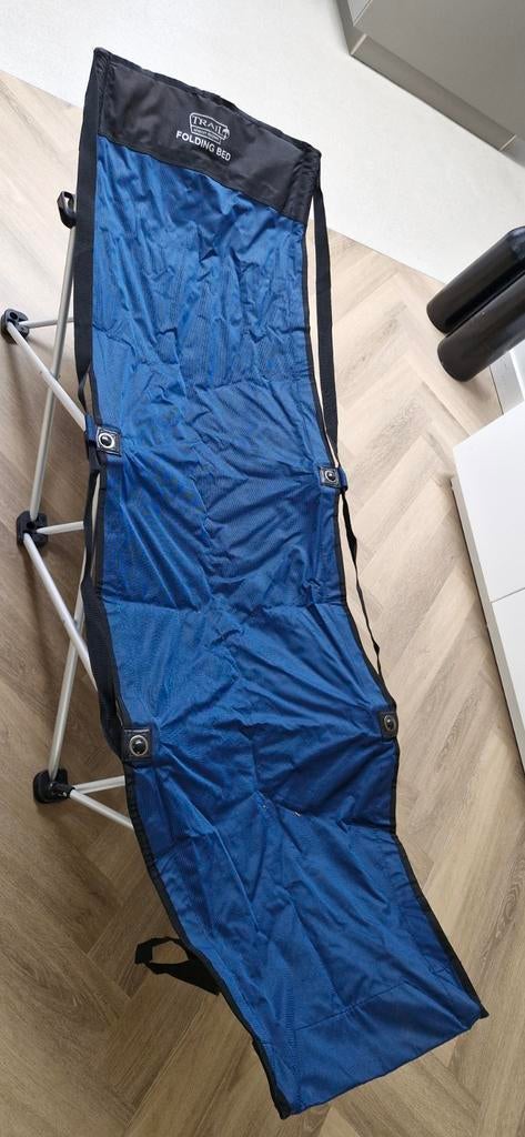 Trail Opvouwbaar Campingbed / Veldbed - Blauw, Ophalen