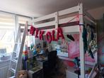 Kinderbed hoogslaper Ikea 140x200, Kinderen en Baby's, Kinderkamer | Stapelbedden en Hoogslapers, Ophalen, Zo goed als nieuw, Hoogslaper