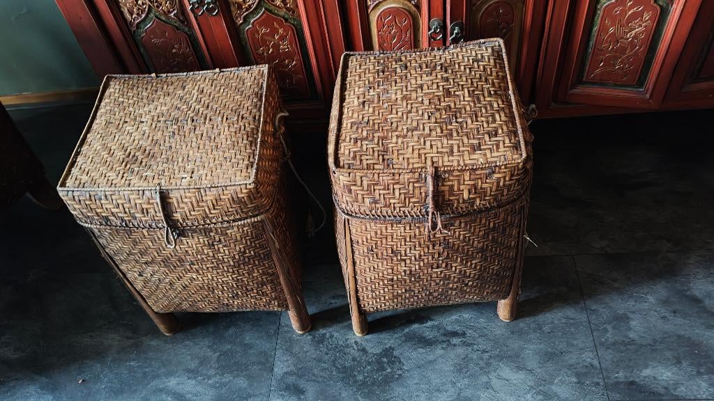 Opberg manden 2 stuks, Ophalen, Gebruikt, Mand, Vierkant