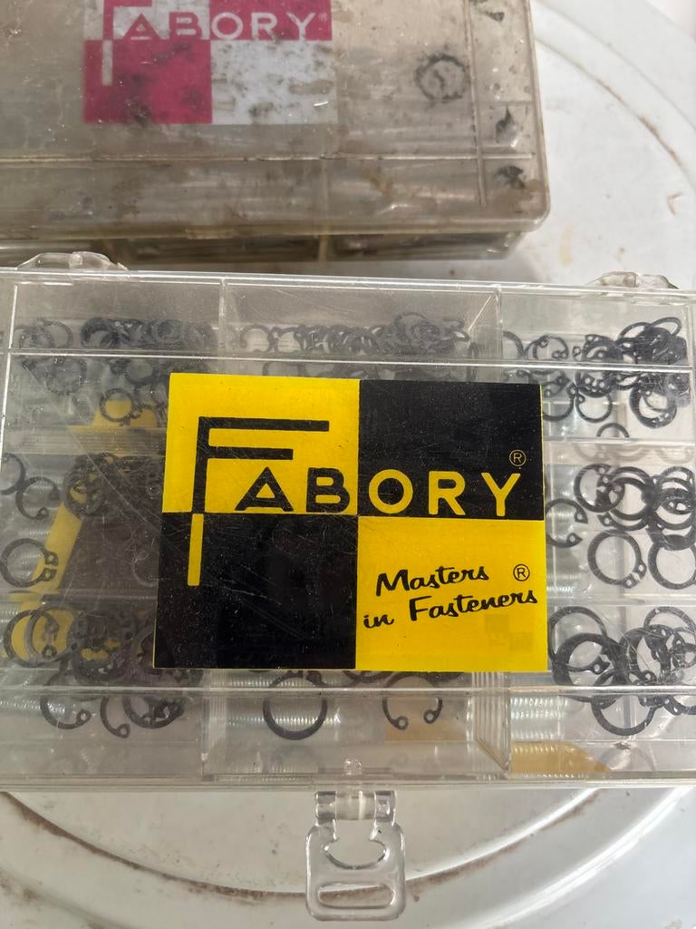 Fabory Borgringen Set - Masters in Fasteners, Doe-het-zelf en Verbouw, Ophalen of Verzenden, Gebruikt, Minder dan 50 mm, Overige typen