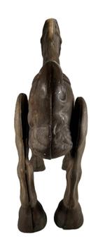 714. Metalen speelgoedpaard, MOBO Toys - Bronco, Engeland, Antiek en Kunst, Antiek | Speelgoed, Ophalen of Verzenden