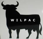 Sticker. Osborn. Osborne stier zwart 100 x 95 mm., Ophalen of Verzenden, Nieuw