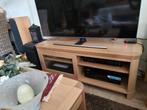 Blank Eiken faro TV-meubel met opbergruimte, Ophalen, Eikenhout, 150 tot 200 cm, Zo goed als nieuw