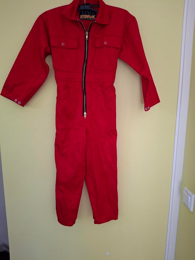 Rode Storvik kinderoverall maat 104, Kinderen en Baby's, Kinderkleding | Maat 104, Jongen of Meisje, Overige typen, Gebruikt, Storvik