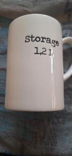 Riviera Maison Storage pot 1.2L wit, Ophalen of Verzenden