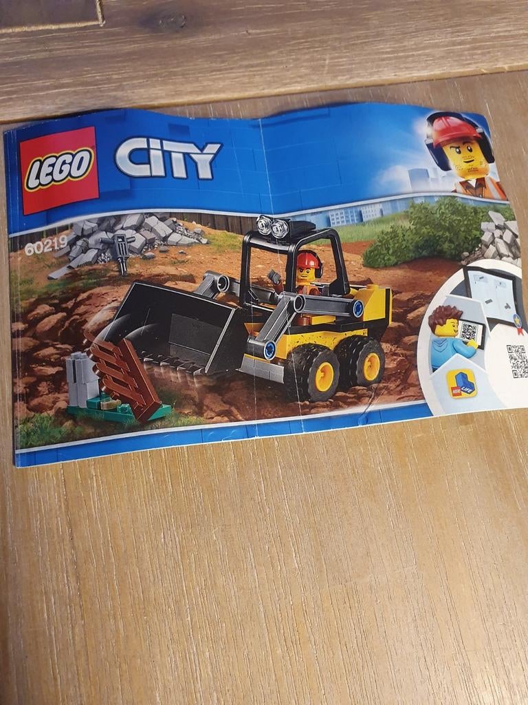 Lego City 60219 Bouwvoertuig met boekje, City, Lego, Ophalen of Verzenden, Zo goed als nieuw