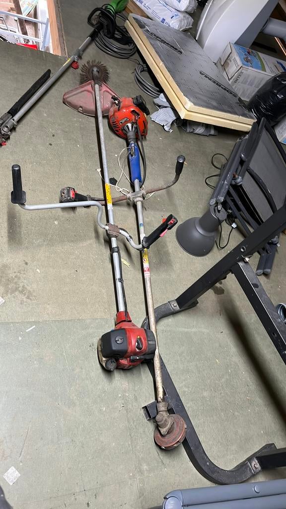 2x bosmaaier opknappers, Ophalen, Zo goed als nieuw, Benzine