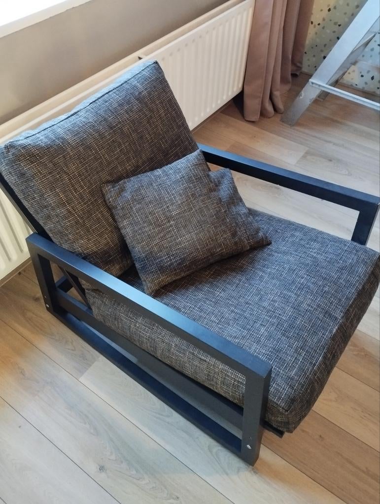 Lillberg schommelstoel - Ikea, Huis en Inrichting, Stoelen, Ophalen, Gebruikt, Zwart, Eén