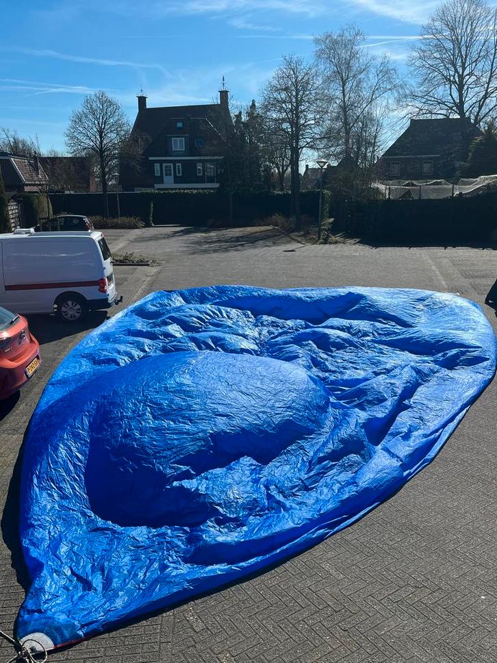 Spinnaker 92,43 m2, Watersport en Boten, Zeilen en Zeiltoebehoren, Gebruikt, Spinnaker, 60 m² of meer, 6 meter of meer, Ophalen of Verzenden