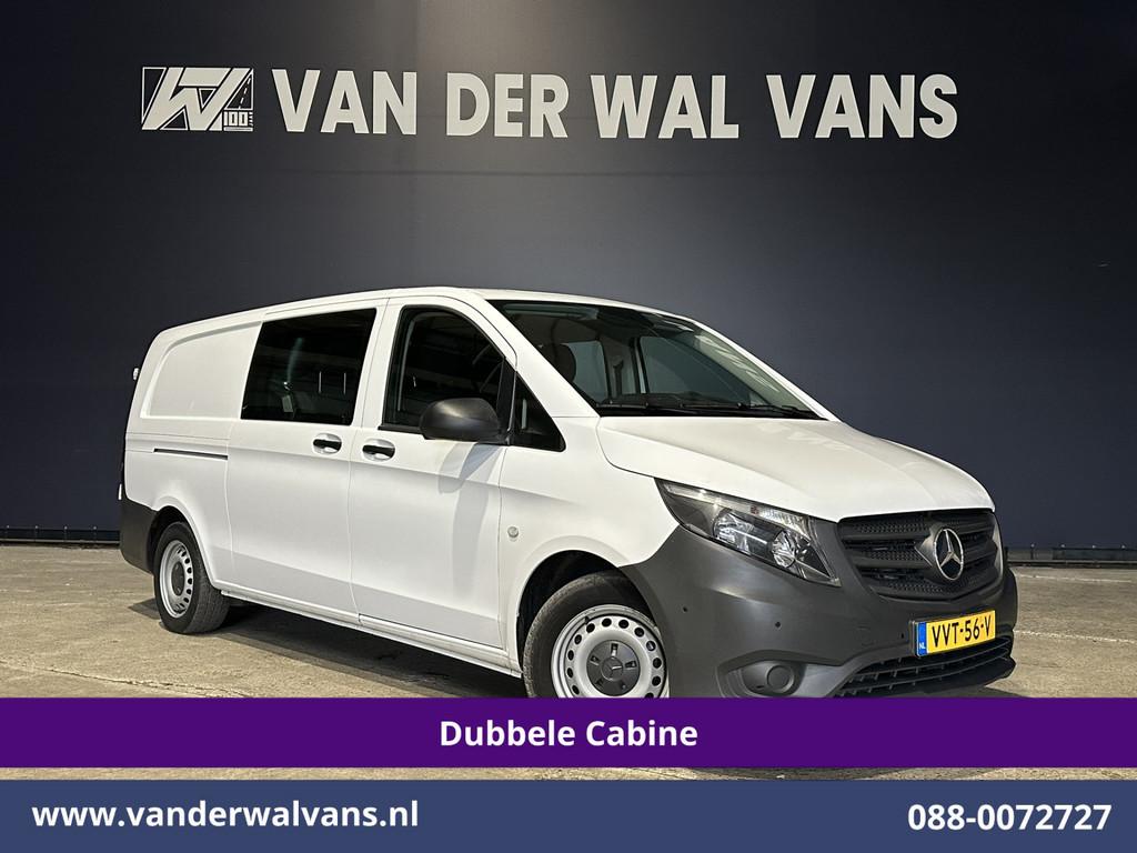 Mercedes-Benz Vito 116 CDI 164pk Automaat L3H1 Dubbele Cabin, Gebruikt, 4 cilinders, 2500 kg, Wit