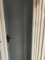 3 opdekdeuren  met beslag, Doe-het-zelf en Verbouw, Deuren en Horren, Ophalen, Gebruikt, Binnendeur, 200 tot 215 cm